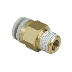 KQ2 series quick coupling external threaded straight connector: KQ2H