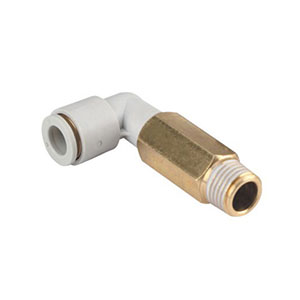 KQ2 series quick coupling, external thread extended elbow: KQ2W