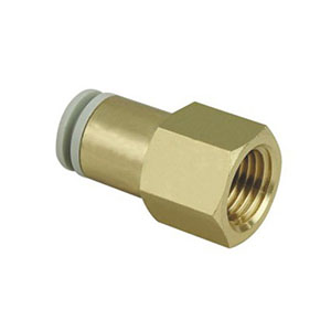 KQ2 series quick coupling internal thread straight connector: KQ2F