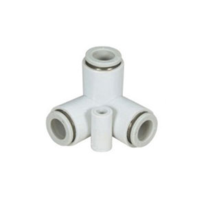 KQ2 series quick coupling positive tee connector: KQ2D
