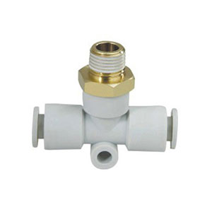 KQ2 series quick coupling external thread T-type connector: KQ2T