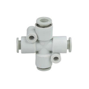 KQ2 series quick coupling cross four-way connector: KQ2TW