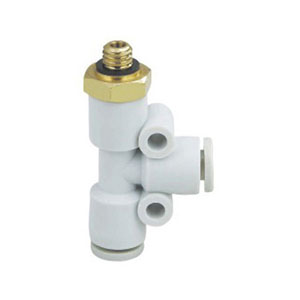 Miniature connector KJ series external thread tee connector: KJY