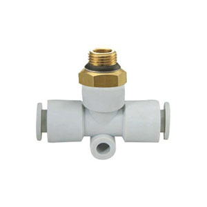 Universal threaded connector KQ-U series external thread T-type connector: KQ2T