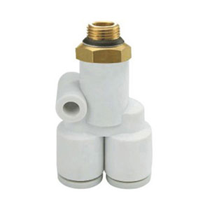 Universal threaded connector KQ-U series external threaded U-type connector: KQ2U