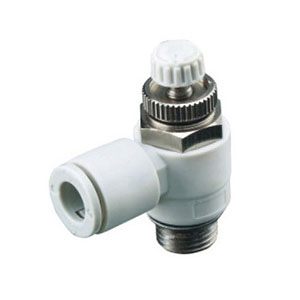 KQ-U series universal threaded connector for speed control valve: AS