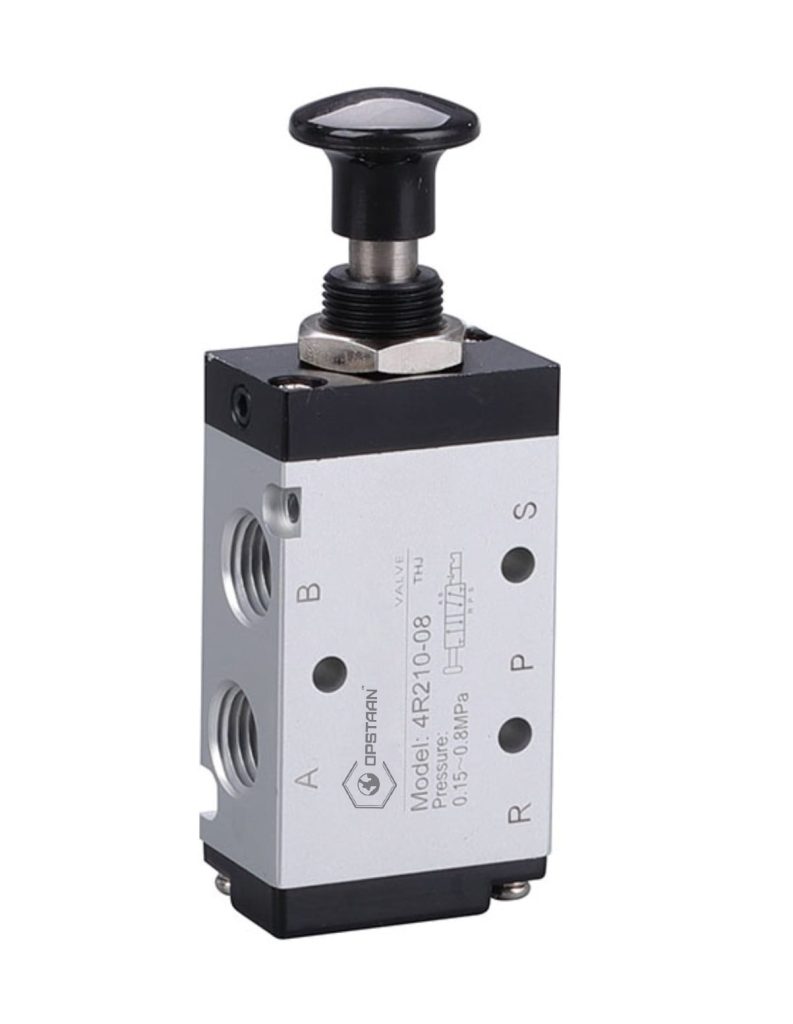 Hand-operated valve (5-port 2-position, 5-port 3-position) 4R series